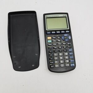 Texas Instruments TI-83 Handheld Graphing Calculator With Sleeve, Tested & Works